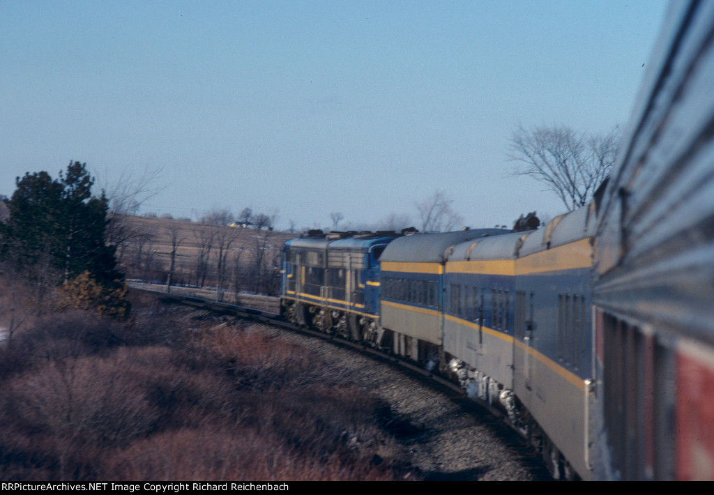 Riding the Laurentian behind the PA's